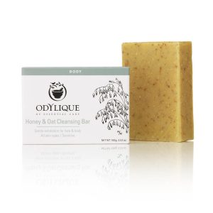 Odylique Honey & Oat Cleansing Bar 100g