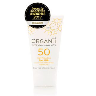 Organii Sun Milk Organic SPF 50 Clear Medical Skin Clinic