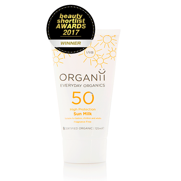 organii sun milk spf 50
